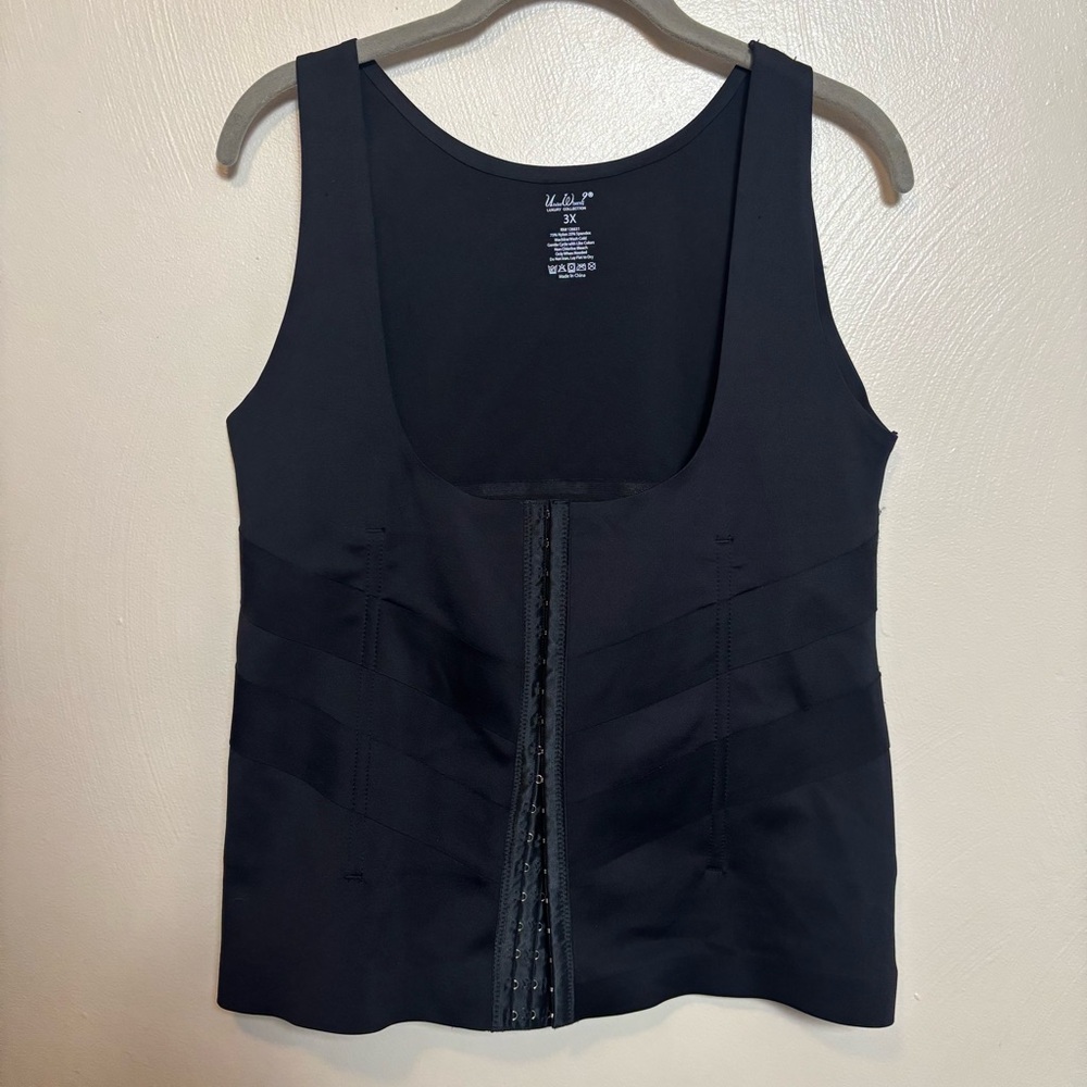 Under Where Woman's Cami Cincher Shaper Boning‎ Black Size 3X